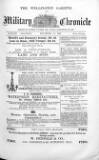 Wellington Gazette and Military Chronicle Monday 15 November 1869 Page 1