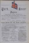 York House Papers Wednesday 12 January 1881 Page 1