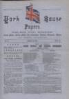 York House Papers Wednesday 30 March 1881 Page 1