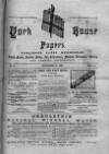 York House Papers Wednesday 21 September 1881 Page 1