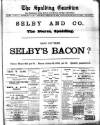 Spalding Guardian Saturday 10 February 1894 Page 1