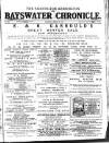 Bayswater Chronicle Saturday 21 January 1893 Page 1