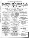 Bayswater Chronicle Saturday 25 March 1893 Page 1