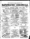 Bayswater Chronicle Saturday 18 November 1893 Page 1