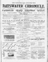 Bayswater Chronicle Saturday 22 December 1894 Page 1