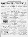 Bayswater Chronicle Saturday 29 December 1894 Page 1