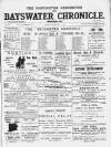 Bayswater Chronicle Saturday 28 September 1901 Page 1