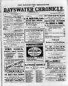 Bayswater Chronicle Saturday 07 August 1909 Page 1