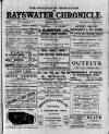 Bayswater Chronicle Saturday 29 June 1912 Page 1
