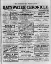 Bayswater Chronicle Saturday 15 February 1913 Page 1