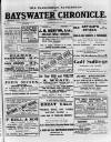 Bayswater Chronicle Saturday 15 March 1913 Page 1