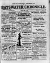 Bayswater Chronicle Saturday 21 June 1913 Page 1