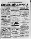 Bayswater Chronicle Saturday 05 July 1913 Page 1