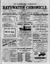 Bayswater Chronicle Saturday 28 August 1915 Page 1