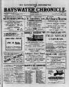 Bayswater Chronicle Saturday 09 October 1915 Page 1