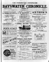 Bayswater Chronicle Saturday 25 March 1916 Page 1