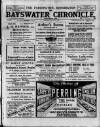 Bayswater Chronicle Saturday 16 August 1919 Page 1