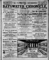 Bayswater Chronicle Saturday 01 October 1921 Page 1