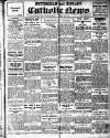Nottingham and Midland Catholic News Saturday 08 January 1921 Page 1