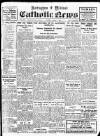 Nottingham and Midland Catholic News Saturday 07 August 1926 Page 1