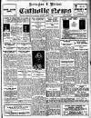 Nottingham and Midland Catholic News Saturday 03 August 1929 Page 1