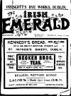 Irish Emerald Saturday 16 January 1909 Page 1
