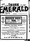 Irish Emerald Saturday 19 March 1910 Page 1