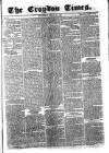 Croydon Times Saturday 27 July 1861 Page 1