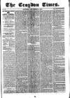 Croydon Times Saturday 14 September 1861 Page 1