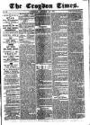 Croydon Times Saturday 26 October 1861 Page 1