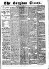 Croydon Times Saturday 09 November 1861 Page 1