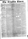 Croydon Times Saturday 18 January 1862 Page 1