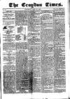 Croydon Times Saturday 26 July 1862 Page 1