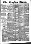 Croydon Times Saturday 09 January 1864 Page 1