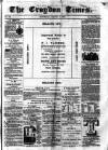 Croydon Times Saturday 11 March 1865 Page 1