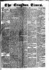 Croydon Times Wednesday 11 October 1865 Page 1
