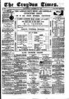 Croydon Times Saturday 28 October 1865 Page 1