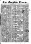 Croydon Times Wednesday 08 November 1865 Page 1