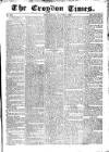 Croydon Times Wednesday 08 August 1866 Page 1