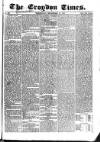 Croydon Times Wednesday 12 September 1866 Page 1
