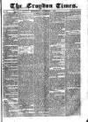 Croydon Times Wednesday 07 November 1866 Page 1