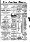 Croydon Times Wednesday 22 August 1877 Page 1
