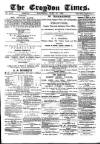 Croydon Times Saturday 31 July 1880 Page 1