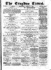 Croydon Times Wednesday 04 August 1880 Page 1