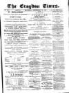 Croydon Times Saturday 25 September 1880 Page 1