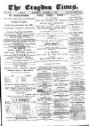 Croydon Times Saturday 09 October 1880 Page 1