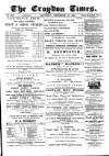 Croydon Times Saturday 11 December 1880 Page 1