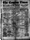 Croydon Times Wednesday 03 September 1884 Page 1