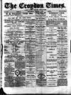 Croydon Times Wednesday 08 October 1884 Page 1