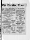 Croydon Times Wednesday 15 December 1886 Page 1